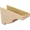 Ekena Millwork 10"W x 30"D x 20"H Classic Asheboro Rough Cedar Woodgrain TimberThane Corbel, Primed Tan CORUR10X30X20ASHRCPR - alternate 6
